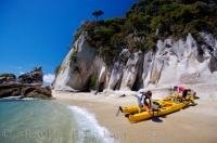 A guided kayaking tour along the Abel Tasman National Park coastline is a must do while on vacation in New Zealand.