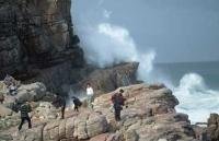 The cape of good hope is a famous vacation destination along the Atlantic Coast of South Africa