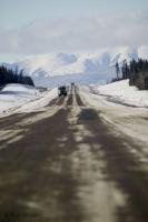 Winter travel on the Alaska Canada Highway can be an adventure.