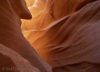 The natural design on the walls of Antelope Canyon in Arizona, USA.