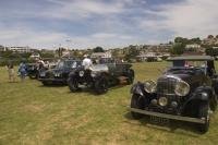 Classic collector cars at a Antique Roadshow in Auckland New Zealand
