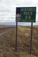The Historic Route 66 runs through Yavapai County in Arizona, USA.