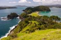 One of many New Zealand attractions can be found at a famous vacation spot, the Bay of Islands, located off the North Island of New Zealand.