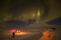 Traveling north on the Dempster Highway is rewarding for those wanting to see the aurora borealis lights in the Yukon Canada.