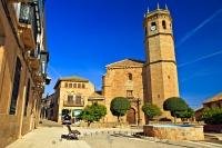 Built near the end of the fifteenth century, the Church of San Mateo (Iglesia de San Mateo) is situated in Plaza de la Constitucion in the town of Banos de la Encina, Andalusia, Spain.