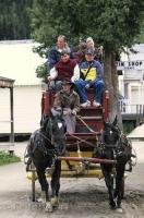 A great way to see the historic town of Barkerville in BC, Canada is by taking a stage coach tour.