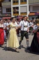 This couple from Putzbrunn, Germany perform a traditional Bavarian dance at the Maibaumfest.