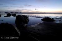 A favourite location on the Olympic Peninsula of Washington for sunset pics is at Ruby Beach situated on the Pacific West Coast.