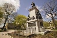 The Joseph Brantford bronze memorial statue is located in the town of the same name in Ontario, Canada.