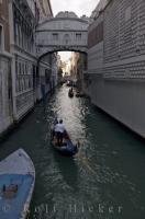 Once crossed by offenders on their way to be interrogated, the Bridge of Sighs now sees only tourists to Venice, Italy.