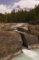 The natural bridge over the Kicking Horse River in the Yoho National Park is a Tourism mecca for British Columbia.