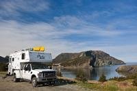 A camper is a great way to travel to see all the highlights of Newfoundland. Such highlights include places like Bottle Cove a small indent along Newfoundland's coastline in the Gulf of St Lawrence.