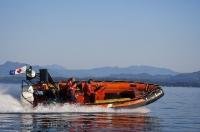 The Coast Guard search and rescue team based on Northern Vancouver Island, British Columbia, Canada.