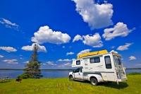 Camping is a popular activity all across Canada as a vacation and for tourists it's also a popular attraction; people at any time of the year enjoy sleeping out enjoying the beauty of the Canadian wilderness. Lake Audy is a rustic campground in Manitoba.