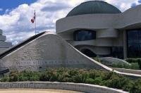 The Canadian Museum of Civilization in Quebec, Canada is situated along the banks of the Ottawa River.