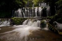 The multi-tiered Purakaunui Falls situated along the Southern Scenic Route in the Catlin's is an iconic waterfall for southern New Zealand.