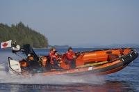 The North Island Coast Guard SAR team on a mission in British Columbia, Canada.