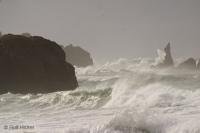 Image of a stormy day along the northern california coastline