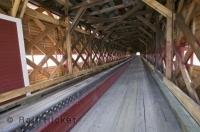 One of the many covered bridges in Quebec Canada, in Our Lady of Pines