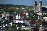 The historic buildings are part of the charm of the downtown core of St. Johns, Newfoundland in Canada.