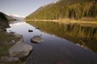 A beautiful lake located in British Columbia is Duffy Lake, an ideal recreational area for family vacations.