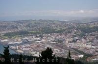 Standing at Signal Hill Scenic Reserve you get a clear view of the city of Dunedin in Otago, New Zealand.