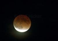Stock Photo of the moon eclipse in oct. 2003