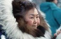 It is not unusual to see the Eskimo people in traditional garb even in today's modern Alaska.
