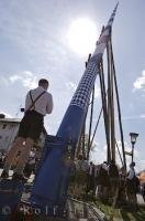 A European tradition is the raising of the Maibaum in a small village of Putzbrunn near Munich, Germany.