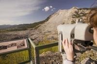 The Frank Slide Interpretive Centre explains some interesting facts abouts the slide and how Canada made history.