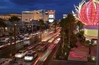 The famous Flamingo Hotel situated along the Strip in Las Vegas, Nevada.