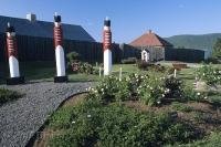 Fort Ingall in Quebec, Canada is a historic landmark where you can view wooden forts and soldiers.