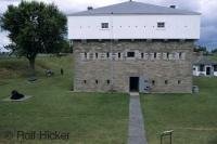 The National Historical Site of Fort Wellington situated in Prescott, Ontario, Canada.