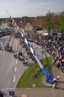 One of the most popular Bavarian German Festivals is the Maibaumfest in Bavaria, Germany.