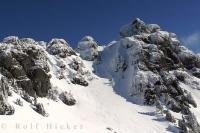 Crests at the top of Mount Cain on Northern Vancouver Island are snowcapped and ready for another ski season.