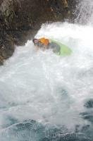 The reason a kayaker needs a hard hat especially when running a waterfall!