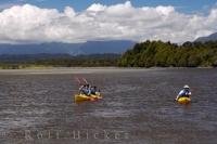 Kayaking on the Okarito Lagoon on the South Island is an excellent way to discover the natural wonders of New Zealand.