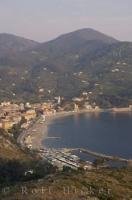 The historic 11th century town of Levanto in Ligure, Italy.