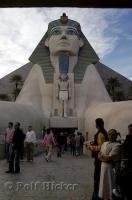 The Sphinx at the Luxor Las Vegas Resort Hotel in Nevada, USA.