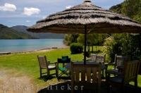 Punga Cove Resort is a luxury vacation spot in Endeavour Inlet on the South Island of New Zealand.