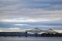 Completed in 1936, the McCullough Memorial Bridge is a cantilever bridge which spans Coos Bay in Oregon, USA.