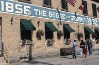 The Goose and Gridiron is a cozy pub in the village of Merrickville, Ontario in Canada.