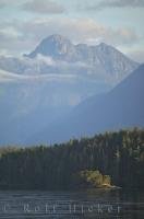 The extraordinary view of this mountain with wisps of clouds floating by is one of many around Vancouver Island in British Columbia.