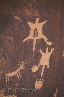 These ancient petroglyphs are thought to give insight into the history of native american tribesmen or prehistoric man.