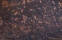 A form of communication by native bands was to carve symbols on Newspaper Rock near Canyonlands National Park in Utah.