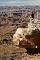 Out on a limb overlooking the Needles District of Canyonlands National Park in Utah.