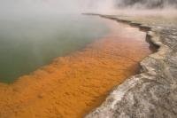 Photo showing thermal energy at Waiotapu Thermal Area near Rotorua in New Zealand
