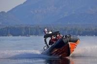 The Coast Guard stationed in the North of Vancouver Island in British Columbia, Canada.