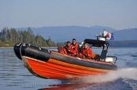 The 508 Coast Guard Squad off the Coast of Northern Vancouver Island, BC, Canada.