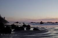 Ruby Beach on the Olympic Peninsula is an awesome place for pictures of stunning sunsets and crashing ocean waves.